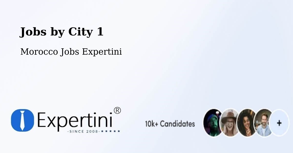 City Jobs in Morocco - Expertini